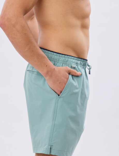 SHORT DE BAÑO FLEX LISO Denim