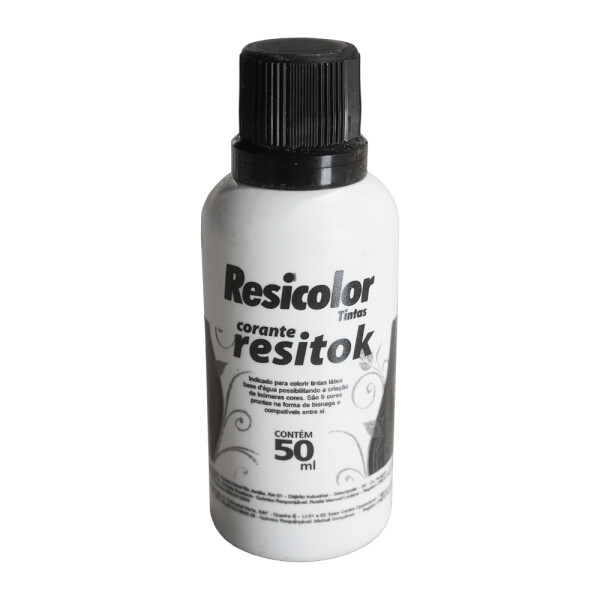 COLORANTE RESITOK NEGRO 50 ML Colorante Resitok Negro 50 Ml