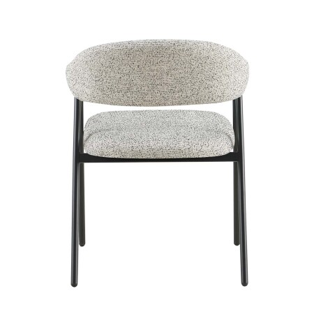 SILLA DE COMEDOR METAL-Y-TELA GRIS CAMELIA
