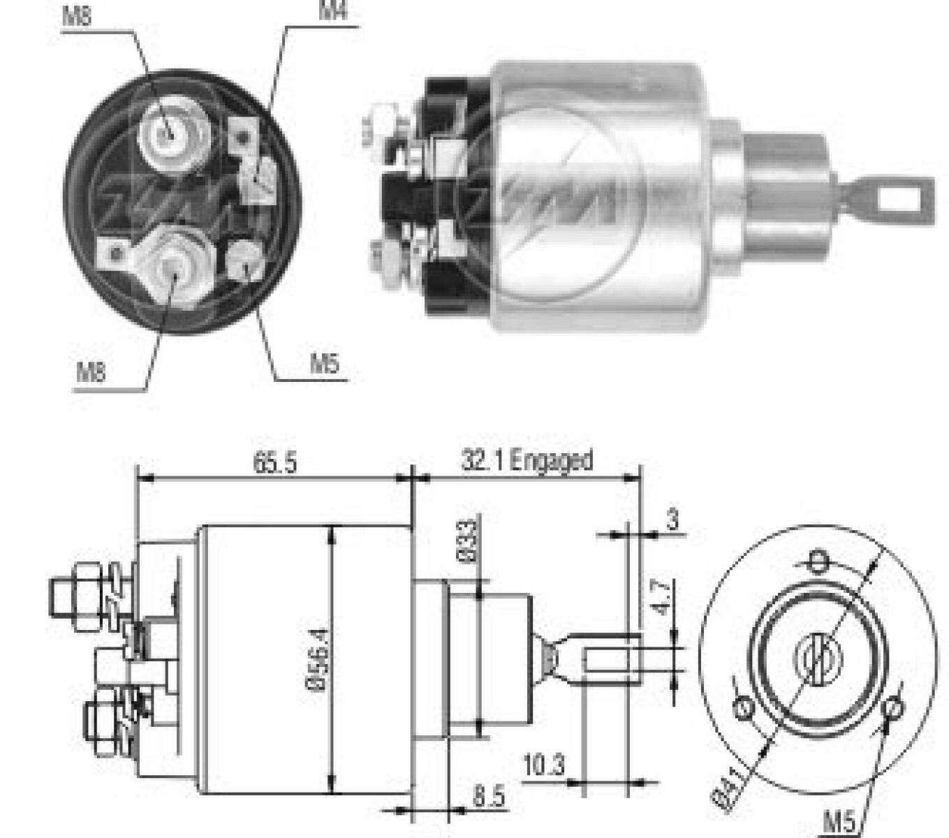 AUTOMATICO DE ARRANQUE MERCEDES BENZ BOSCH 200-230-SPRINTER ZM 
