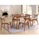 Juego Comedor Madera COSTA Mesa + 4 sillas Juego Comedor Madera COSTA Mesa + 4 sillas