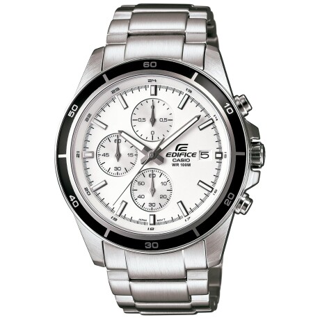 Reloj Análogo Casio Edifice EFR-526D En Acero Diseño Deportivo Elegante Y Resistente Blanco
