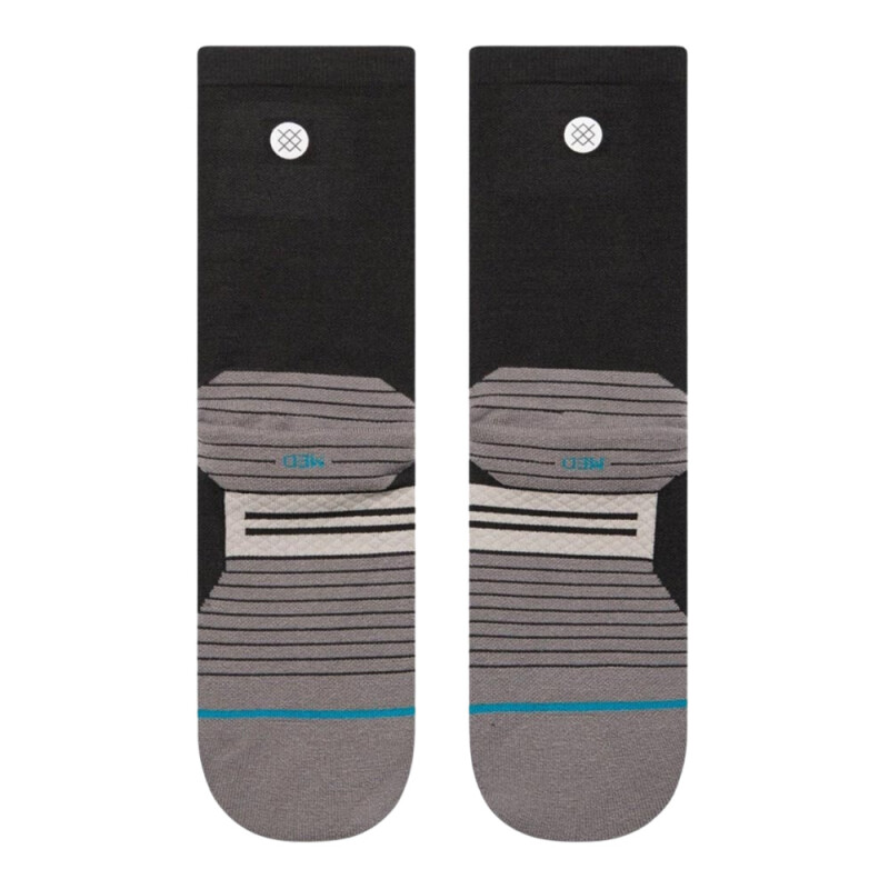Medias Running Dj Darth Light Crew Unisex Black