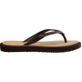 Sandalias Havaianas Top Point Fusion Mujer Marron Oscuro/Dorado