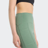 Calza New Balance Sleek Pocket High Rise Verde