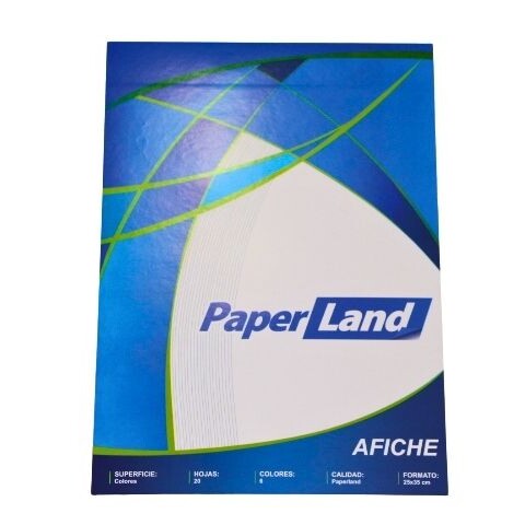 BLOCK AFICHE PAPERLAND 1/8 W. 20 HOJAS BLOCK AFICHE PAPERLAND 1/8 W. 20 HOJAS