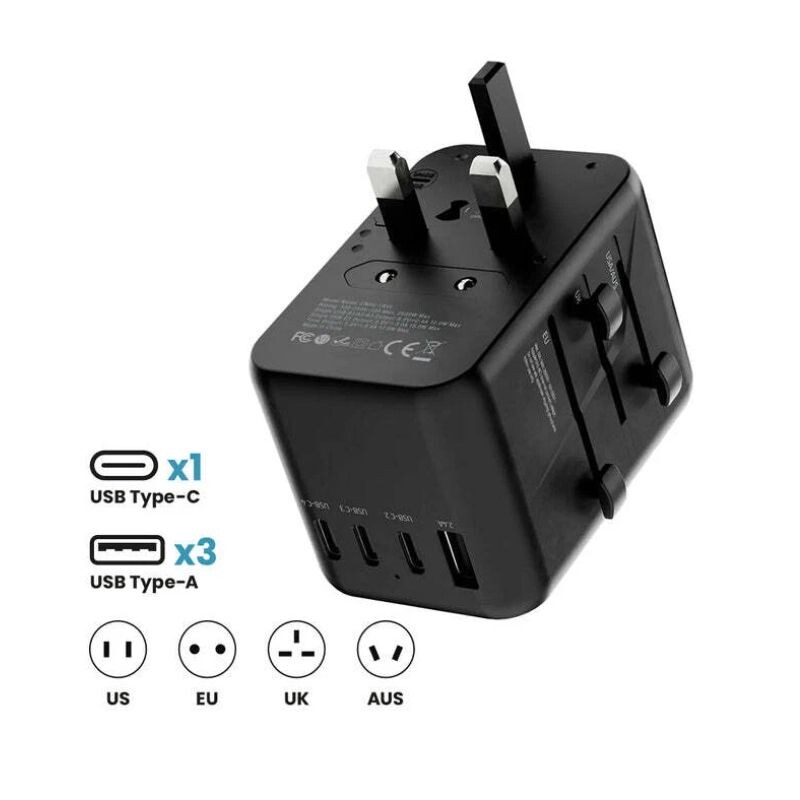 Adaptador Prodigee World Traveler 4 Puertos Adaptador Prodigee World Traveler 4 Puertos