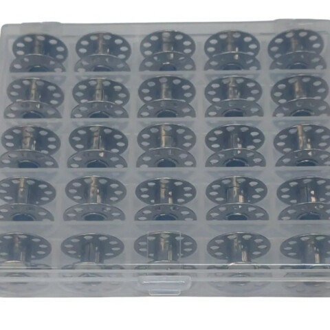 Bobina Portahilo Metal 25 U + Caja Organizador Maquina Coser Bobina Portahilo Metal 25 U + Caja Organizador Maquina Coser