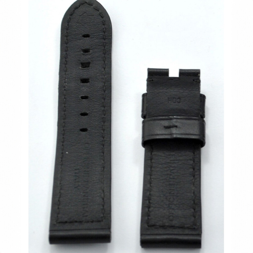 Brazalete - Malla Panerai 100% Original En Cuero Negro 24/ 22 Mm Brazalete - Malla Panerai 100% Original En Cuero Negro 24/ 22 Mm