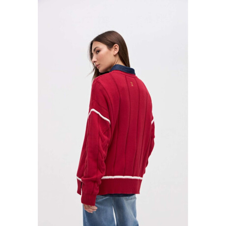 Buzo punto Rali Tomate