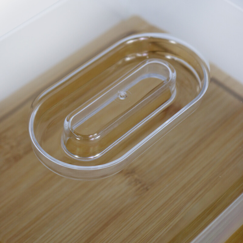 ORGANIZADOR PLAST/BAMBU P/QUESO Unica