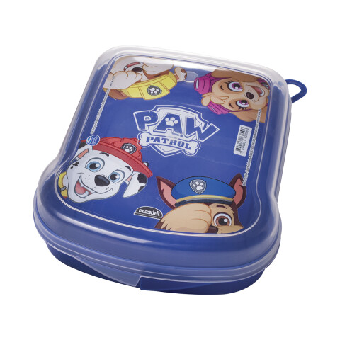 Sandwichera Plástica Paw Patrol 17 x 13 cm AZUL