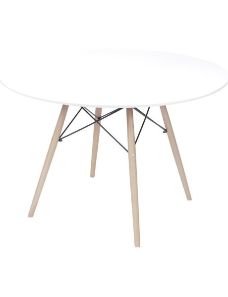 MESA EAMES DKR D110x73CM MDF Y MADERA BLANCO MESA EAMES DKR D110x73CM MDF Y MADERA BLANCO