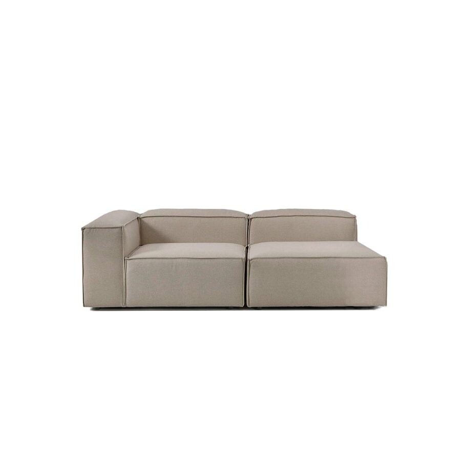 Sillón Nicole Esquinero Doble Izquierdo Gris