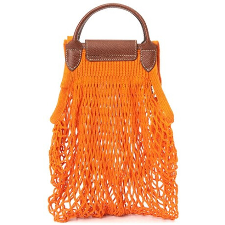 Longchamp -Cartera Longchamp de red, Le pliage Filet Naranja