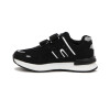 Austral Running Niños C/velcro-baby Negro-blanco