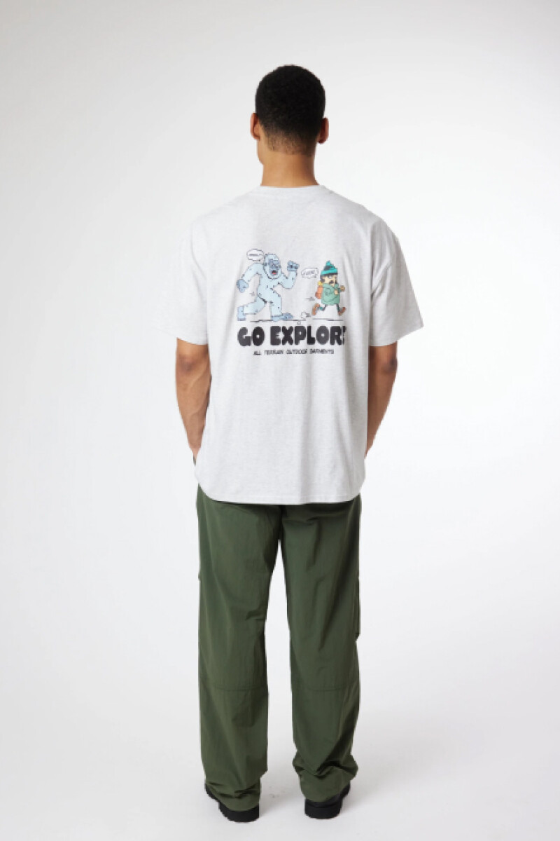 Camiseta Blue Banana - Chase Gris Melange