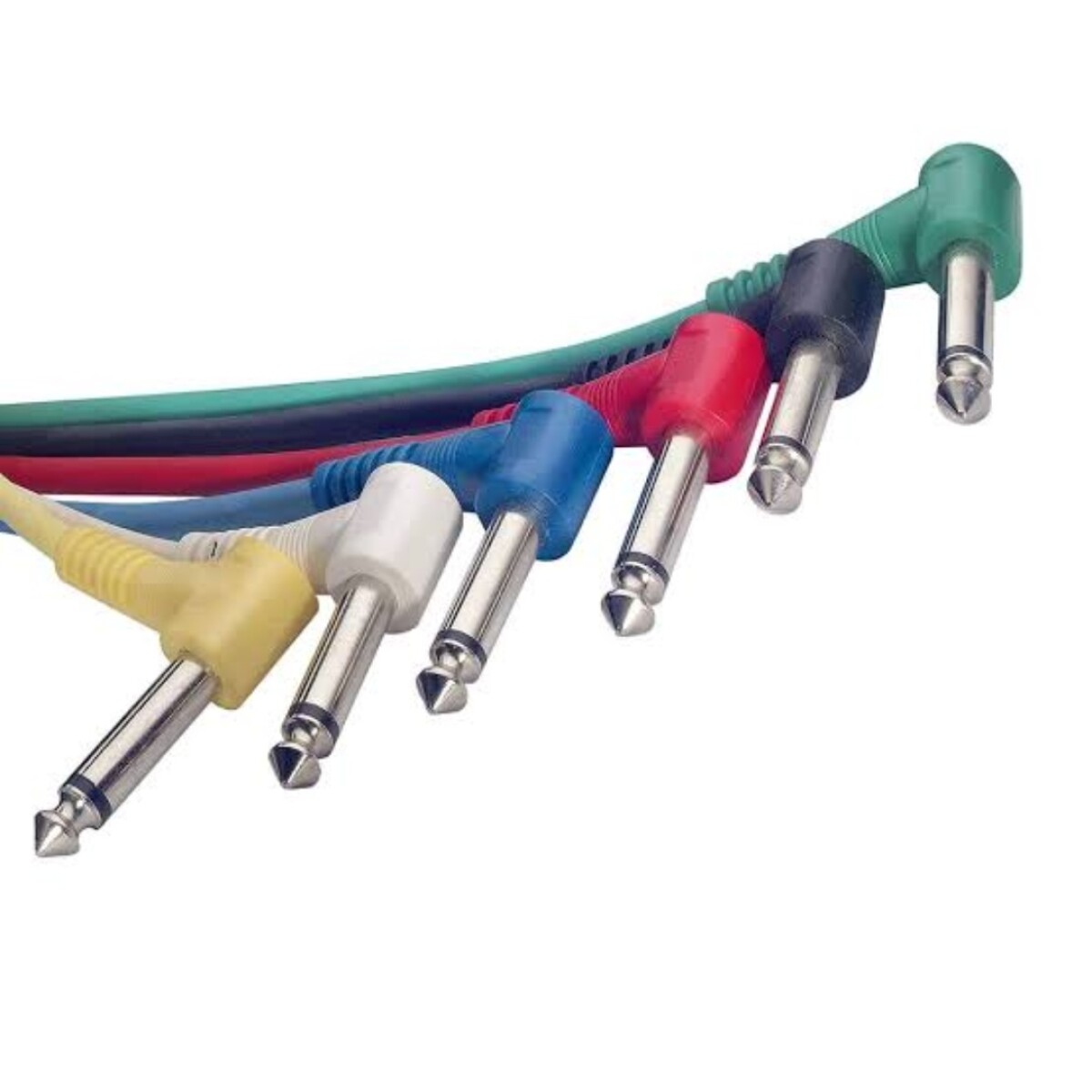 Cable guitarra interpedal Stagg Pack 6 Unidades 0.10m 
