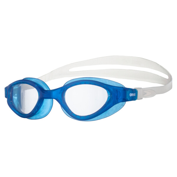 Lentes De Natacion Para Adultos Arena Cruiser Evo Goggles Azul y Transparente