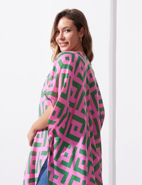 Kimono Printed FUCSIA/MULTI