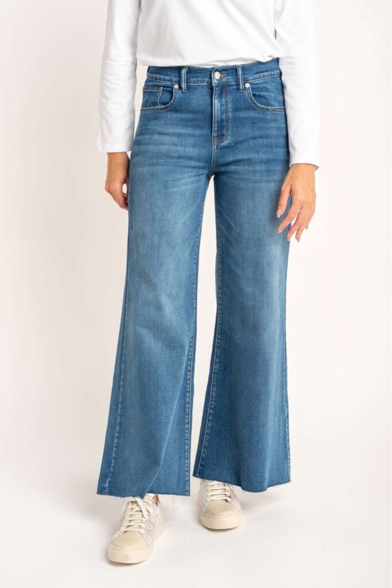 Jean Flared Wide Leg - Denim 
