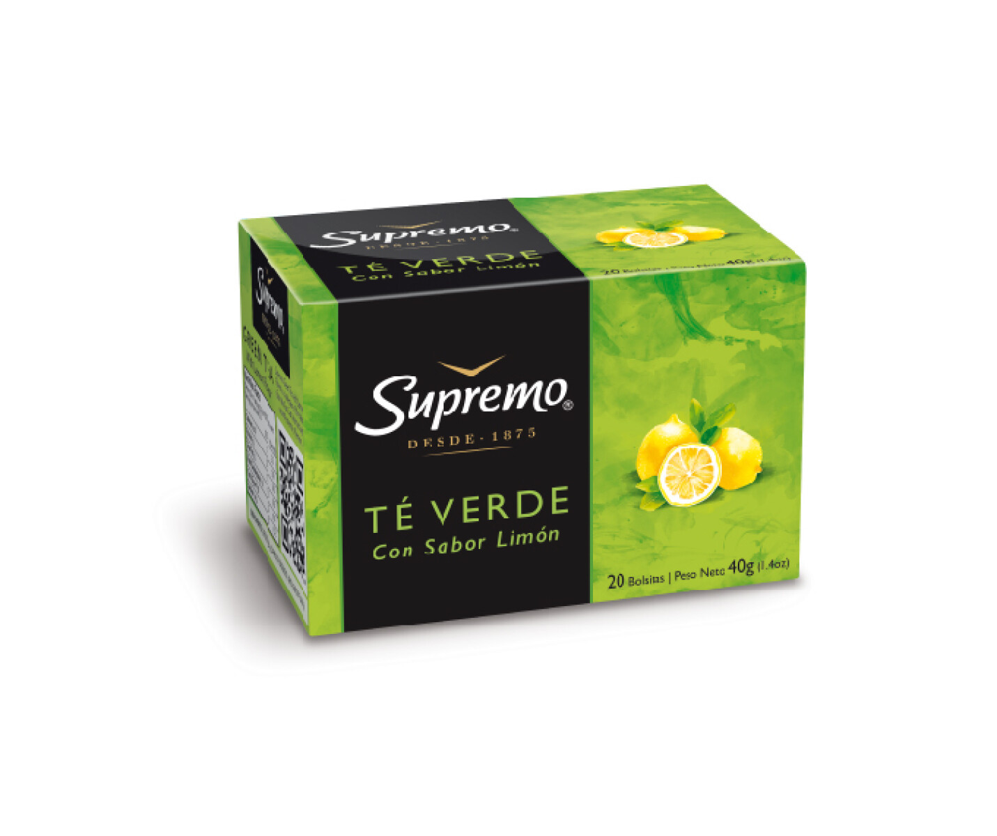 TE SUPREMO VERDE LIMON x 20 sob 