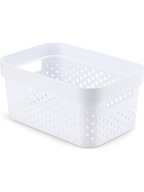 Cesta INFINITY 4,5L plástico blanco Cesta INFINITY 4,5L plástico blanco