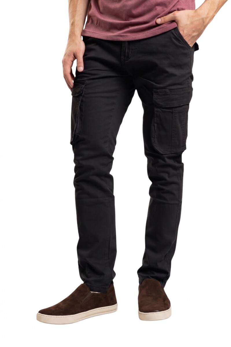 SNAKE CARGO PANT - BLACK 