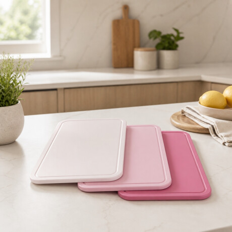 Tabla de Corte Set 3 Unidades 32x20 cm Rosa Legacy Berghoff Tabla de Corte Set 3 Unidades 32x20 cm Rosa Legacy Berghoff