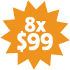 8x$99