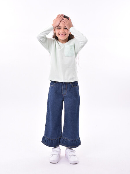 REMERA JULIETA GIRL AQUA