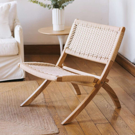 Butaca Plegable Madera Natural Tibet Origen