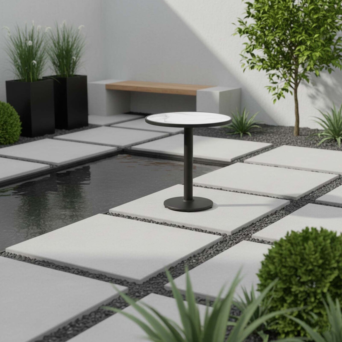 MESA - ACERO BLANCO CADIZ 