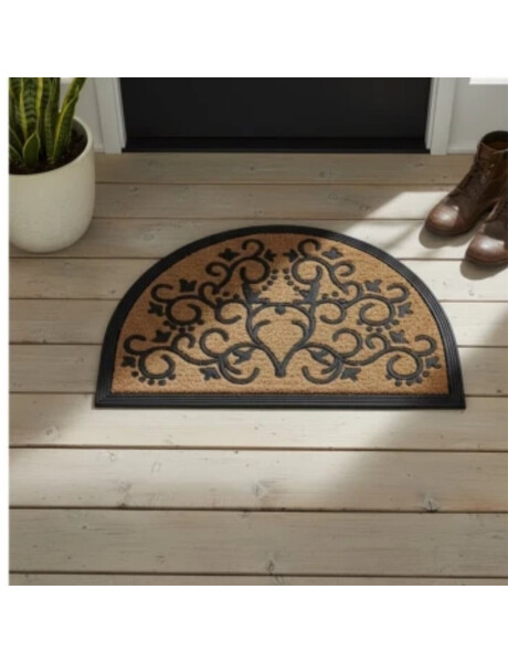 FELPUDO COCO/GOMA SEMICIRCULO 40x60CM H1CM ARABIGO FELPUDO COCO/GOMA SEMICIRCULO 40x60CM H1CM ARABIGO