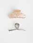 Broches Sets Carey Set De Broches - Combinacion Bicolor