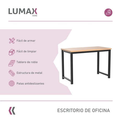 Combo Oficina Lumax Escritorio Funcional + Silla Ergonómica Combo Oficina Lumax Escritorio Funcional + Silla Ergonómica