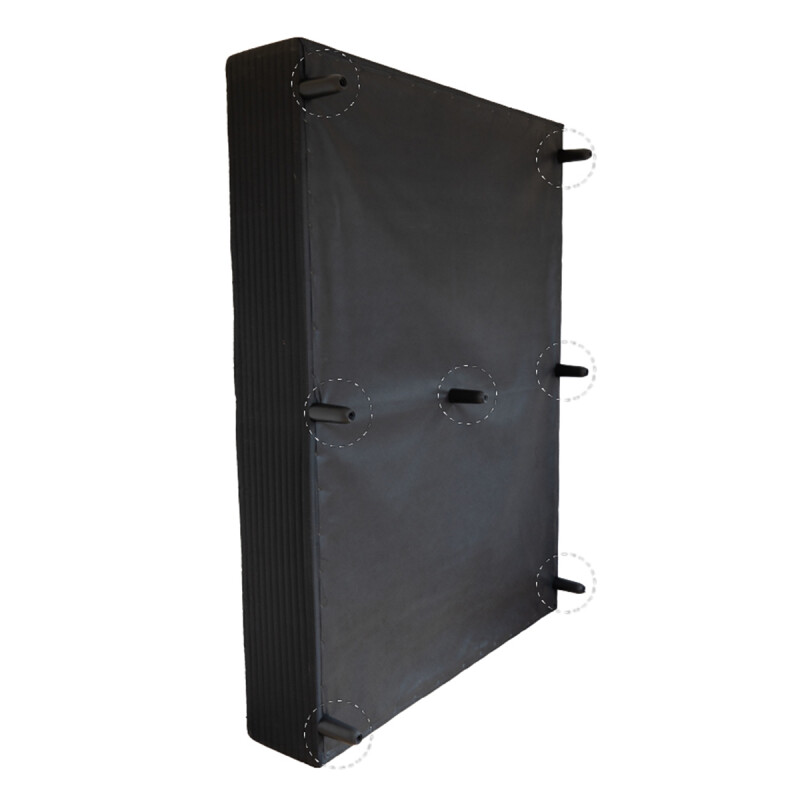 Box Base Cama Sommier 2 Plazas Somier Dormitorio Color Negro Ltc Box Base Cama Sommier 2 Plazas Somier Dormitorio Color Negro Ltc
