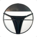 Tanga Colaless Ajustable De Algodón Negro Talla L-XL