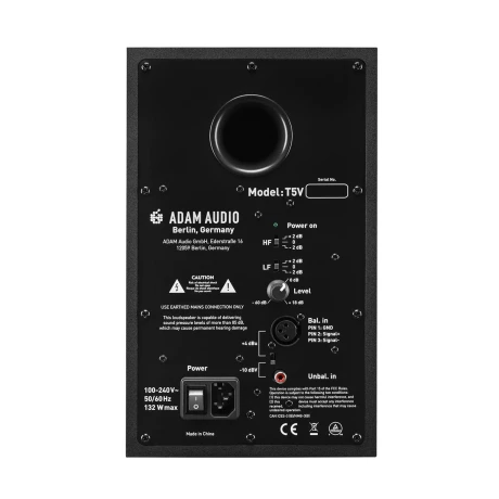 MONITOR DE ESTUDIO ADAM T5V 5" MONITOR DE ESTUDIO ADAM T5V 5"