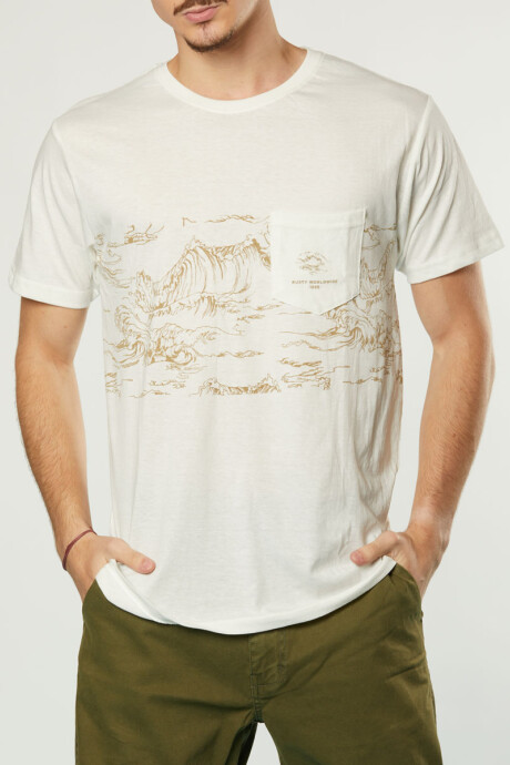 T-SHIRT WAIKO RUSTY Blanco