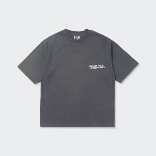 Remera Pulau Mushrooms Gris