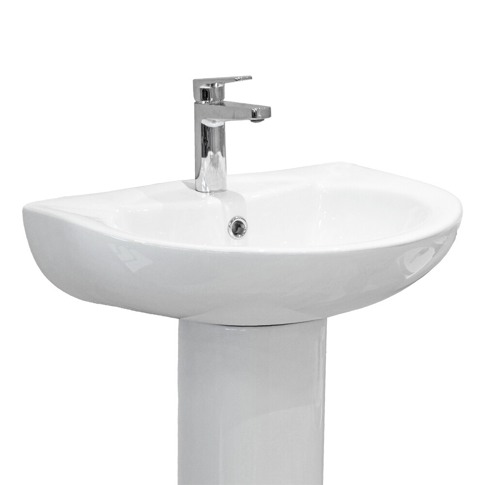 LAVATORIO 1 AGUJERO MODELO KLEIN COLOR BLANCO Lavatorio 1 Agujero Modelo Klein Color Blanco