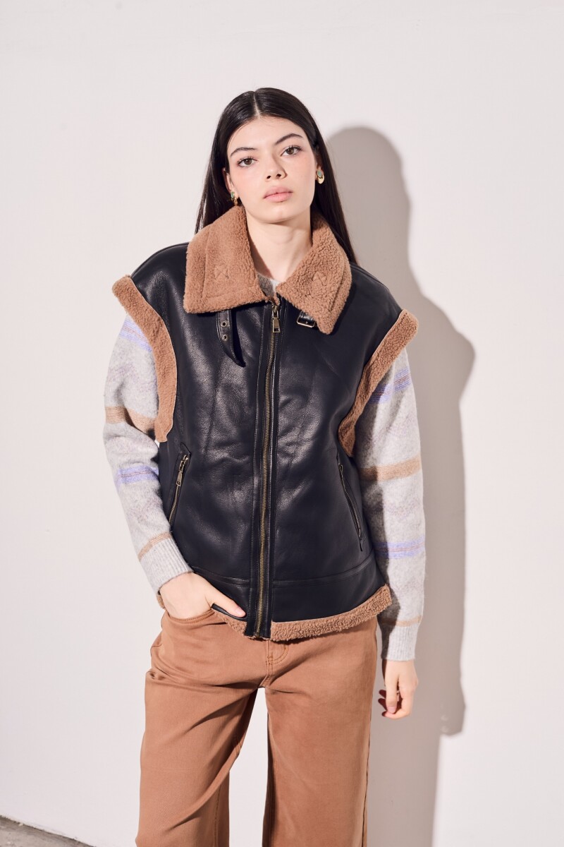 Chaleco Gamulan Negro