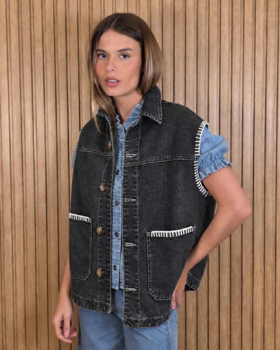 Chaleco Moto - Negro 