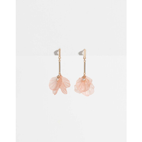 Aros Con Flores Dorado