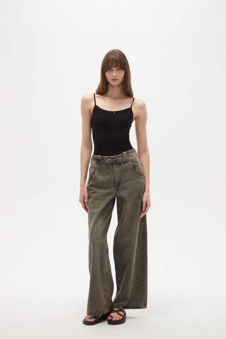 Pantalon Sarela Gris Oscuro