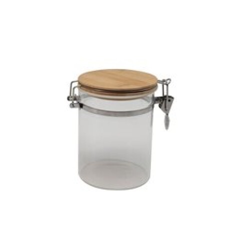 Frasco Borosilicato Tapa Madera y Broche 800 lts Frasco Borosilicato Tapa Madera y Broche 800 lts