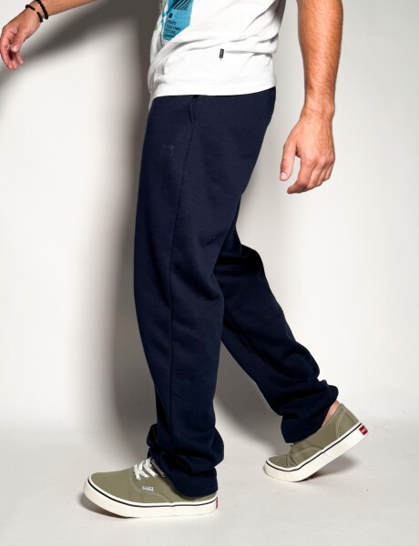 Jogger de algodon sin puño Darel Azul