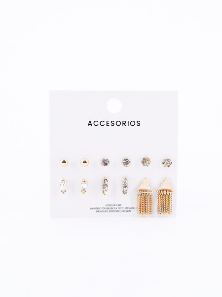 CARAVANAS SET X6 DORADO