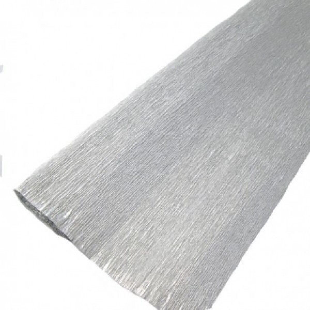 Papel Crepe Metalizado - Plateado 